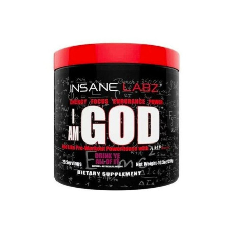 Передтренувальний комплекс Insane Labz I Am God, 290 грам